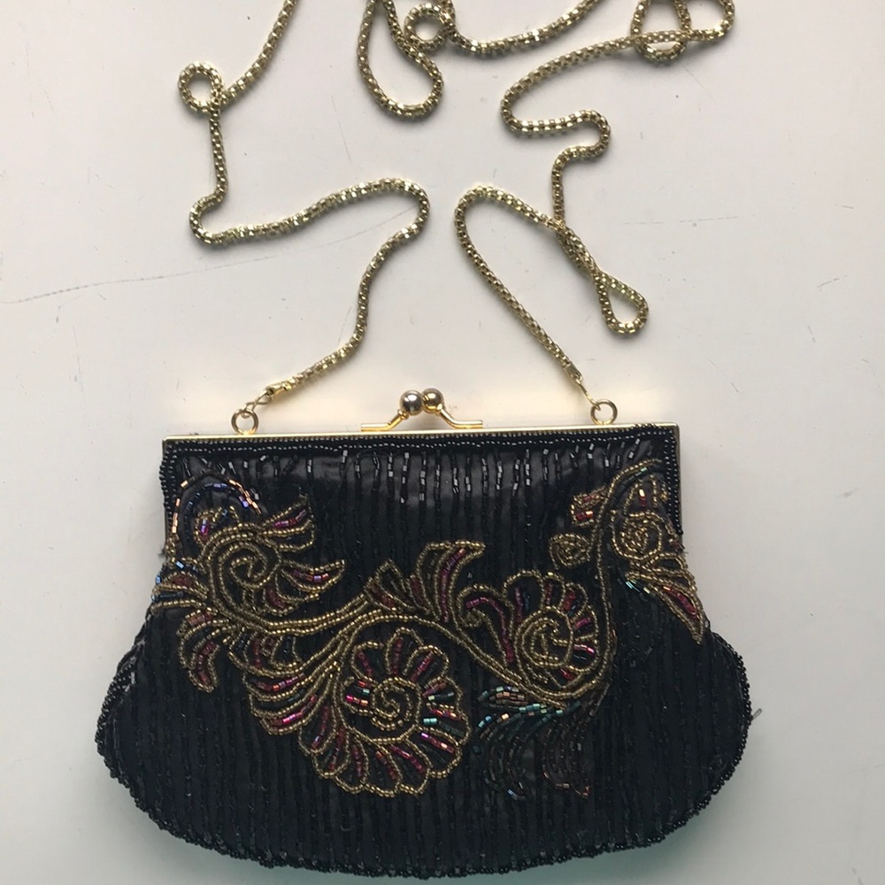 Beaded evening bag
